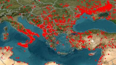 Φωτιές:-Στις-φλόγες-η-Μεσόγειος-–-Στο-«κόκκινο»-ο-δορυφορικός-χάρτης-της-nasa
