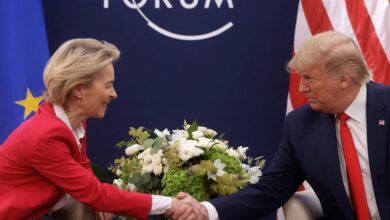 Δασμοί:-Σήμερα-στις-18.30-η-κρίσιμη-συνάντηση-Τραμπ-φον-ντερ-Λάιεν