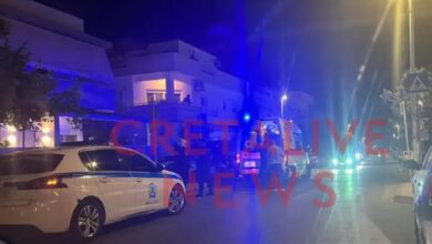 Καταδίωξη-στο-Ηράκλειο:-Οδηγός-μηχανής-παραβίασε-το-stop-και-έπεσε-σε-αυτοκίνητο