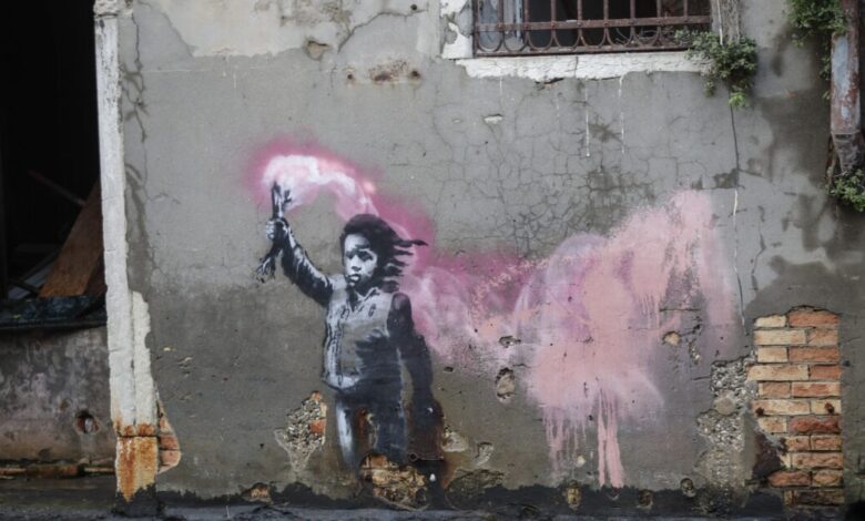 Βενετία:-Αφαιρέθηκε-έργο-street-art-του-banksy-για-αποκατάσταση