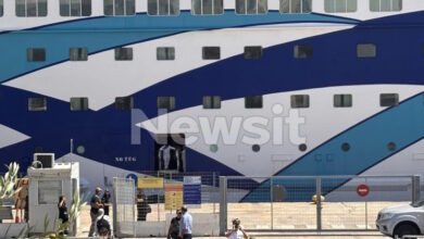Στο-Λασίθι-το-κρουαζιερόπλοιο-με-τους-εκατοντάδες-Ισραηλινούς-–-«Θερμή»-υποδοχή-υπέρ-της-Παλαιστίνης