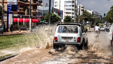 Καιρός-σήμερα:-Έως-τους-36-βαθμούς-η-θερμοκρασία-με-τοπικές-βροχές-και-καταιγίδες