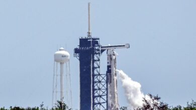 spacex:-Εκτοξεύτηκε-το-διαστημόπλοιο-dragon-με-τους-4-αστροναύτες-με-ρότα-τον-iss