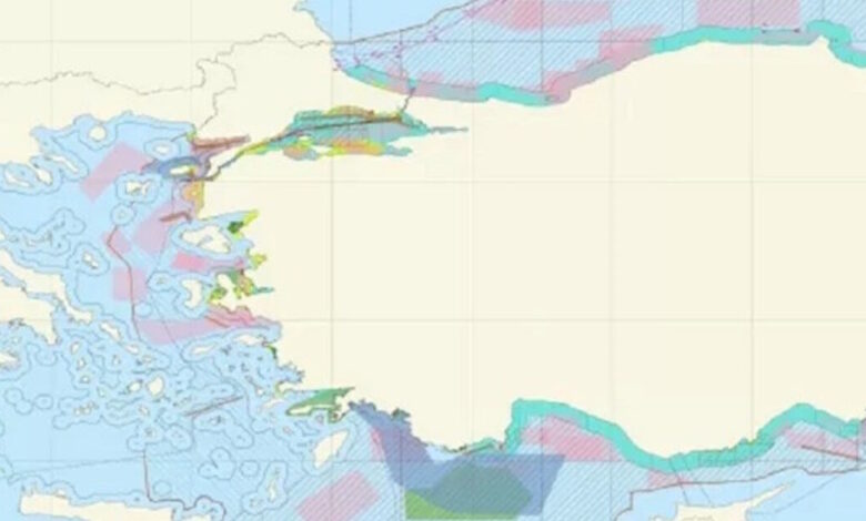 Η-Τουρκία-εξέδωσε-χάρτη-για-τα-θαλάσσια-πάρκα-στο-Αιγαίο-–-Εκτός-το-Καστελόριζο,-εντός-Λήμνος-και-Σαμοθράκη