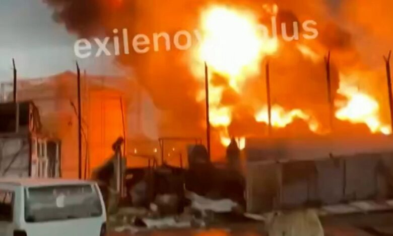 Επίθεση-με-drone-στην-Ουκρανία-προκάλεσε-πυρκαγιά-σε-αποθήκη-πετρελαίου-στο-Σότσι