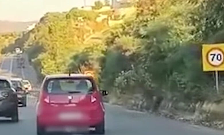 Κίνδυνος-θάνατος-στον-ΒΟΑΚ:-Προσπέρασε-από-δεξιά,-«ουρά»-από-αυτοκίνητα