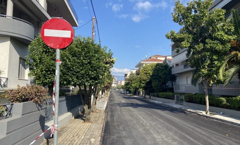 Ασφαλτος-και-στην-οδό-Χαρ.-Τρικούπη-από-τον-Δήμο-Τρικκαίων