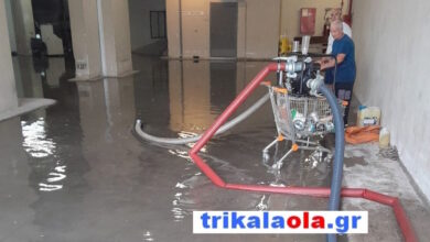 Νοσοκομείο-Τρικάλων:-Πλημμύρισε-το-υπόγειο-από-το-ξαφνικό-μπουρίνι-–-Εικόνες-ντροπής