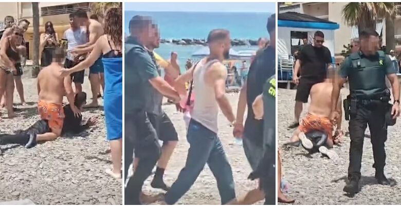 Ισπανοί-λουόμενοι-σε-ρόλο-κυνηγού-μεταναστών