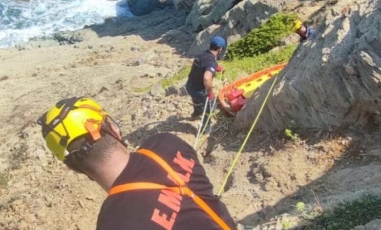 Αγία-Πελαγία:-Κινδύνευσε-εργάτης-που-έπεσε-από-ύψος-8-μέτρων-στην-παραλία-Μονοναύτη-–-Εκτελούσε-εργασίες-σε-ξενοδοχείο