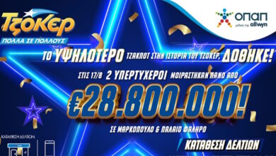 Τζόκερ:-Μαρκόπουλο-και-Παλαιό-Φάληρο-«παραμιλούν»-με-τους-δύο-υπερτυχερούς-που-μοιράστηκαν-πάνω-από-28,8-εκατ.-ευρώ