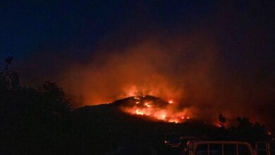 Φωτιά-στην-Κερατέα-σε-χαμηλή-βλάστηση-–-Άμεση-επέμβαση-της-πυροσβεστικής