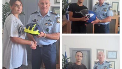 Τρίκαλα:-Καμπάνια-της-Αστυνομίας-για-χρήση-κράνους-με-σλόγκαν-«Μην-αφήνεις-τη-ζωή-στην-τύχη»