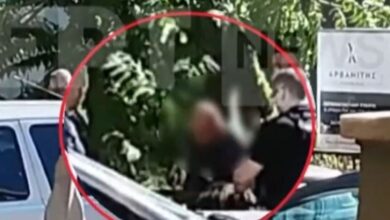 Γυναικοκτονία-στον-Βόλο:-Η-στιγμή-που-ο-40χρονος-συλλαμβάνεται-από-τους-αστυνομικούς-–-Βίντεο-ντοκουμέντο