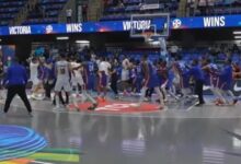 Απίστευτο-ξύλο-στο-Αργεντινή-–-Δομινικανή-Δημοκρατία:-Μπουνιές-στο-κέντρο-του-παρκέ