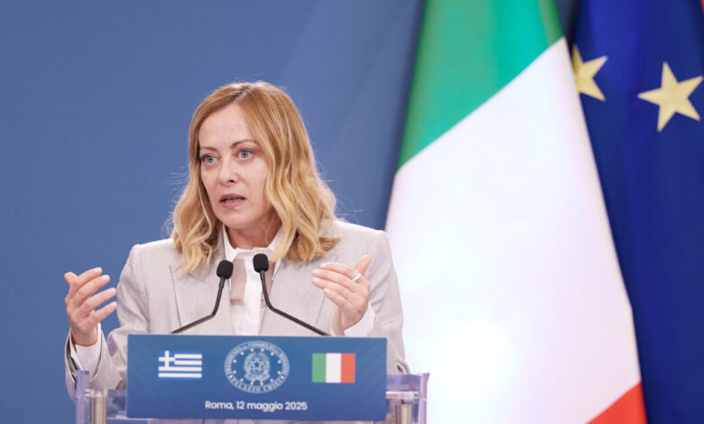 Η-Μελόνι-προειδοποιεί:-«Η-ΕΕ-κινδυνεύει-να-γίνει-γεωπολιτικά-ασήμαντη»