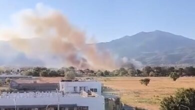 Φωτιά-στην-Κομοτηνή-–-Επιχειρούν-και-εναέρια-μέσα,-ήχησε-το-112