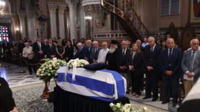 Κώστας-Πυλαρινός:-Συγκίνηση-στην-κηδεία-του-ιστορικού-στελέχους-της-ΝΔ