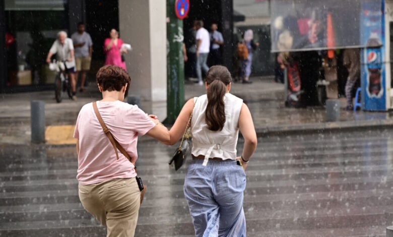 Καιρός:-Σαββατοκύριακο-με-καταιγίδες-και-χαλάζι-–-Με-άνοδο-θερμοκρασίας-έως-40-βαθμούς-«εισβάλλει»-ο-Σεπτέμβρης
