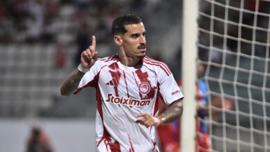 Βόλος-–-Ολυμπιακός-0-2:-Ο-Τσικίνιο-έσπασε-το-«μπλόκο»-στο-Πανθεσσαλικό-και-έφερε-το-2/2-για-τους-Πειραιώτες-στη-super-league