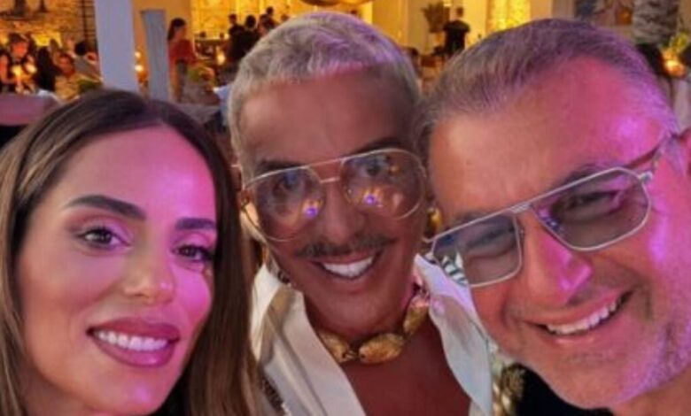Γιώργος-Λιάγκας-–-Μαρία-Αντωνά:-Η-πρώτη-selfie-του-ζευγαριού-από-τη-Μύκονο