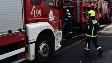 Φωτιά-στην-Πάτρα:-Ακινητοποιήθηκε-συρμός-του-προαστιακού