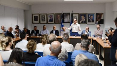Τον-Νίκο-Δένδια-υποδέχθηκε-στην-Θεσσαλονίκη-ο-Σκρέκας
