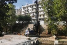 Πρώτη-πασσαλόπηξη-στη-γέφυρα-Μαρούγγαινας-–-Προχωρούν-τα-έργα