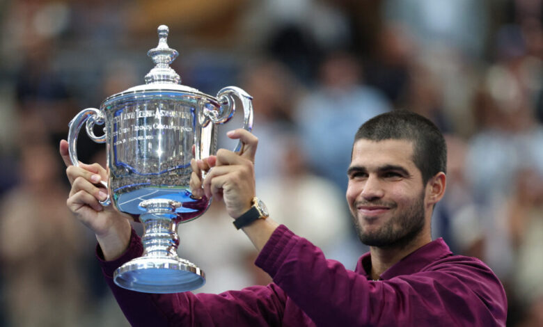 Ο-Κάρλος-Αλκαράθ-πρωταθλητής-του-us-open:-Νίκησε-3-1-σετ-τον-Γιανίκ-Σίνερ-και-έφτασε-τους-6-grand-slam-τίτλους