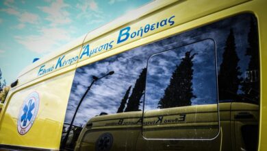 Εργατικό-ατύχημα-στη-Θεσσαλονίκη:-Άνδρας-έπεσε-από-τα-8-μέτρα-–-Γέφυρα-ζωής-για-τη-μεταφορά-του-στο-νοσοκομείο