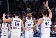 Ο-Κυριάκος-Μητσοτάκης-πανηγυρίζει-την-κατάκτηση-του-χάλκινου-μεταλλίου-από-την-εθνική-μπάσκετ:-«Μετά-από-16-χρόνια-επέστρεψε-εκεί-όπου-ανήκει»