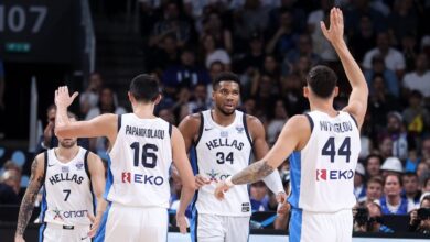 Ο-Κυριάκος-Μητσοτάκης-πανηγυρίζει-την-κατάκτηση-του-χάλκινου-μεταλλίου-από-την-εθνική-μπάσκετ:-«Μετά-από-16-χρόνια-επέστρεψε-εκεί-όπου-ανήκει»