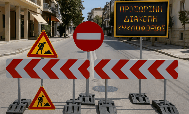 Τρίκαλα:-Αναλυτικές-κυκλοφοριακές-ρυθμίσεις-18–23-Σεπτεμβρίου-λόγω-έργων