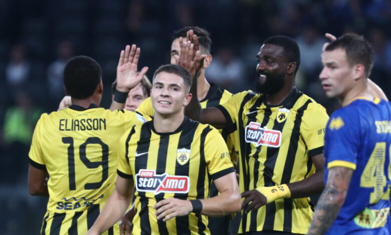 ΑΕΚ-–-Παναιτωλικός-2-1:-Η-Ένωση-έκανε-το-2/2-στο-Κύπελλο-Ελλάδας-με-Πιερό-και-Καλοσκάμη
