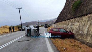 Σοβαρό-τροχαίο-στο-Γαλαξίδι:-Ένα-άτομο-απεγκλωβίστηκε-χωρίς-τις-αισθήσεις-του-μετά-από-σφοδρή-σύγκρουση-αυτοκινήτων