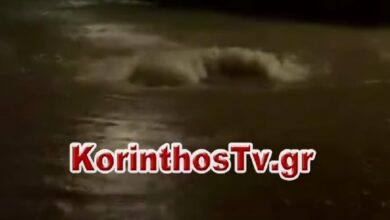 Ισχυρές-καταιγίδες-στο-Άργος-–-Οι-δρόμοι-μετατράπηκαν-σε-ποτάμια