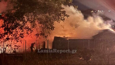 Φθιώτιδα:-Φωτιά-σε-αποθήκη-στη-Μακρακώμη-–-Φωτογραφίες-από-τις-καμένες-εγκαταστάσεις