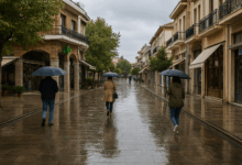 Καιρός-Θεσσαλία:-Τοπικές-βροχές-και-πτώση-θερμοκρασίας-την-Τετάρτη
