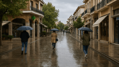 Καιρός-Θεσσαλία:-Τοπικές-βροχές-και-πτώση-θερμοκρασίας-την-Τετάρτη