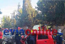 Εύβοια:-Μια-40χρονη-εγκλωβίστηκε-μέσα-σε-αυτοκίνητο-μετά-από-τροχαίο-–-Ένας-τραυματίας