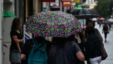 Καιρός-αύριο:-Τοπικές-βροχές-και-μεμονωμένες-καταιγίδες-σε-περιοχές-της-χώρας-–-Η-θερμοκρασία-αγγίζει-τους-25-βαθμούς-στα-νότια