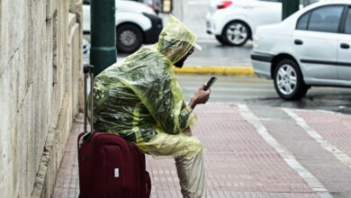 Καιρός-αύριο:-Βροχές-και-καταιγίδες-στο-μεγαλύτερο-μέρος-της-χώρας-–-Αγγίζει-τους-25-βαθμούς-η-θερμοκρασία-στα-νότια