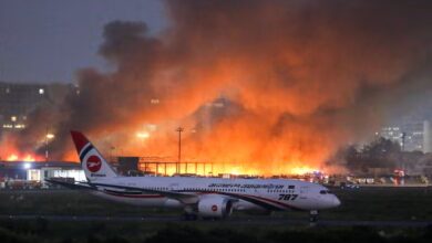 Μπαγκλαντές:-Πυρκαγιά-σε-αποθηκευτικό-συγκρότημα-αεροδρομίου
