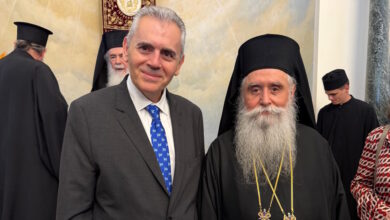 Μάξιμος-Χαρακόπουλος-στη-χειροτονία-του-νέου-αρχιεπισκόπου-Σινά:-Νέα-ελπιδοφόρα-εποχή-για-την-ιστορική-μονή-της-Αγίας-Αικατερίνης