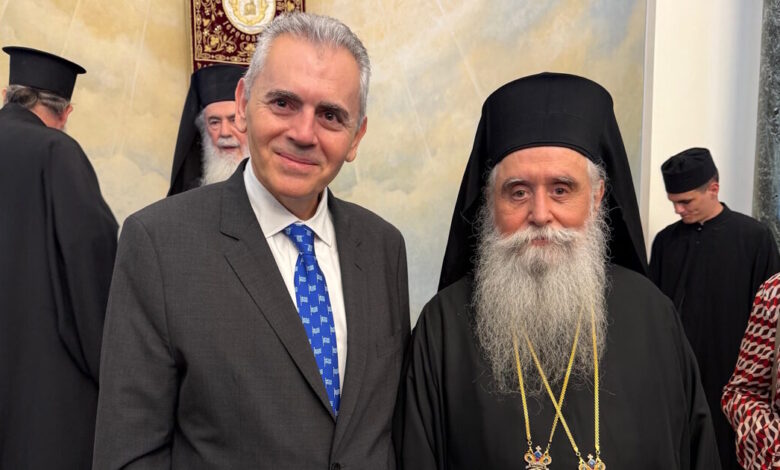 Μάξιμος-Χαρακόπουλος-στη-χειροτονία-του-νέου-αρχιεπισκόπου-Σινά:-Νέα-ελπιδοφόρα-εποχή-για-την-ιστορική-μονή-της-Αγίας-Αικατερίνης
