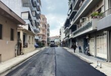 Άσφαλτος-και-στην-οδό-Κανάρη-από-τον-Δήμο-Τρικκαίων