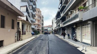 Άσφαλτος-και-στην-οδό-Κανάρη-από-τον-Δήμο-Τρικκαίων