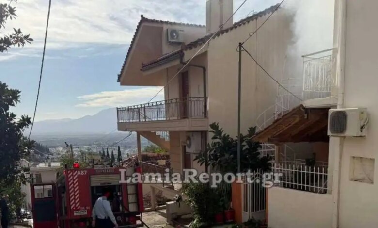 Λαμία:-Νεκρός-60χρονος-μετά-από-φωτιά-στο-σπίτι-του