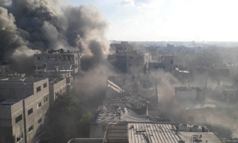 Γάζα:-Ισραηλινά-αεροπορικά-πλήγματα-στην-πόλη-μετά-την-εντολή-Νετανιάχου