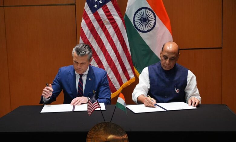 Δεκαετές-πλαίσιο-στρατιωτικής-συνεργασίας-συνυπέγραψαν-ΗΠΑ-και-Ινδία
